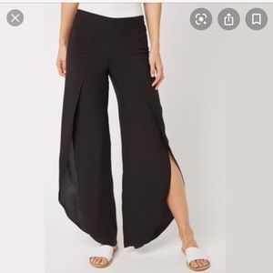 DREW Slit Leg Palazzo Pants